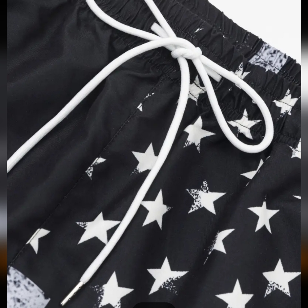 Graphic Unisex Lightweight Drawstring Shorts W/Pockets Size Various XLPlus #M-94 - Picture 4 of 10